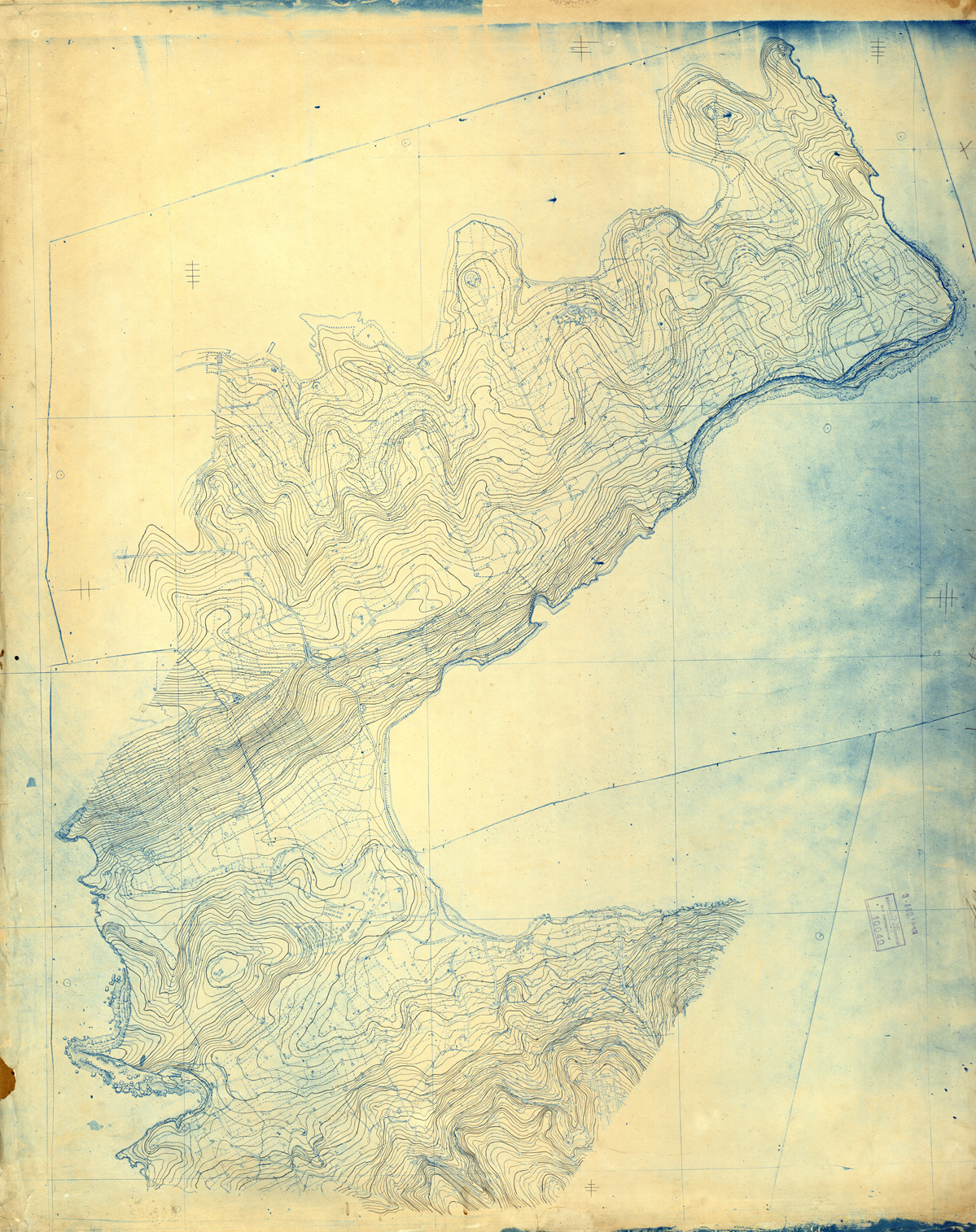 (N:32654) MALTA - FOGLIO VIII - BAIA MELLIEHA - ORIGINALI - CURVE (SE007353) Carte e stampe antiche: riproduzione a colori su carta (formato A1)