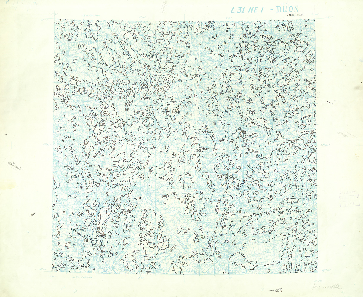 (N:33182) FRANCIA ORIGINALI A TIPI SEPARATI - DIJON SEZ. L31 I N.E. BOSCHI. (SE007549) Carte e stampe antiche: riproduzione a colori su carta (formato A1)