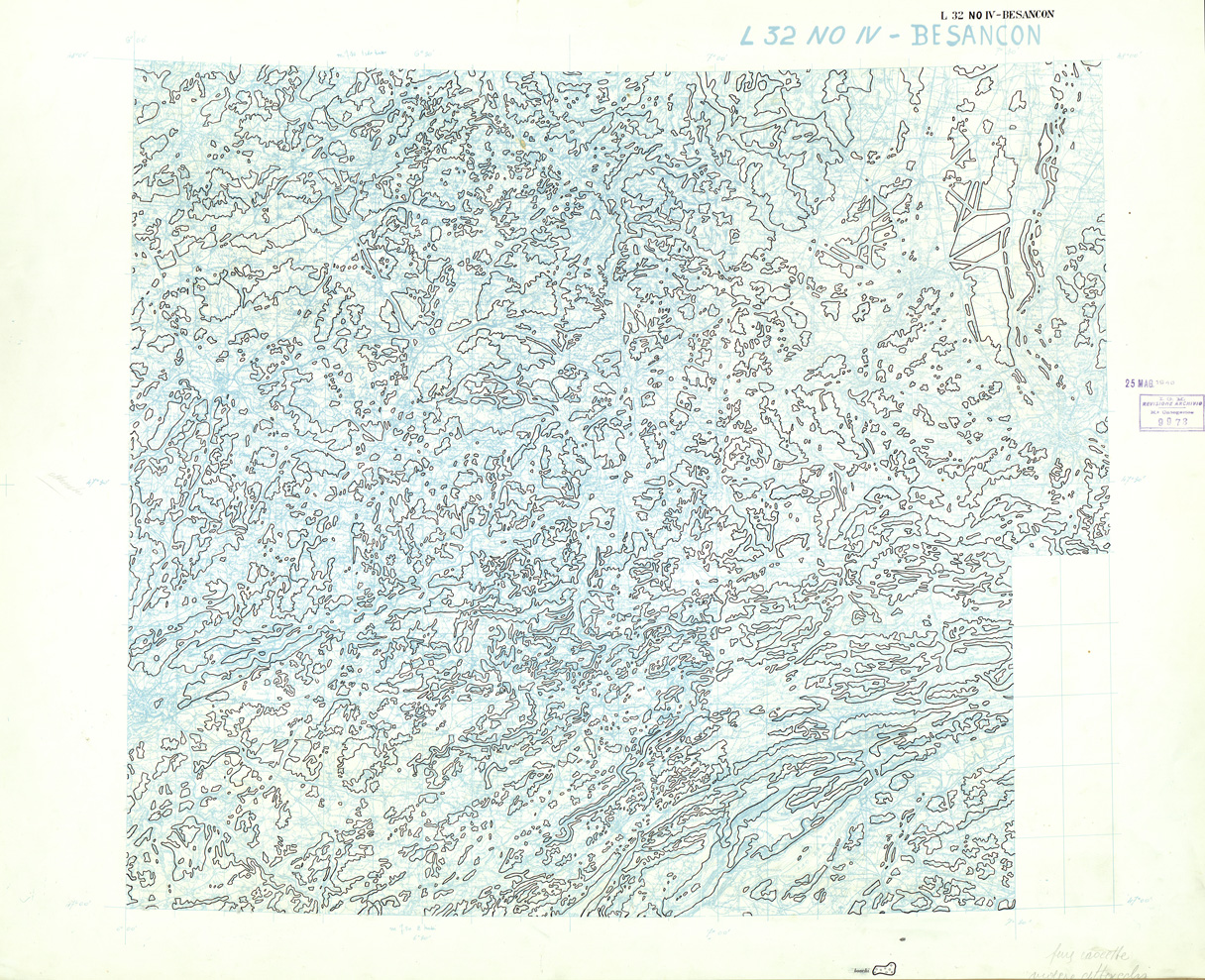 (N:33269) FRANCIA ORIGINALI A TIPI SEPARATI - BESANCON SEZ. L32 IV N.O. BOSCHI. (SE007625) Carte e stampe antiche: riproduzione a colori su carta (formato A1)
