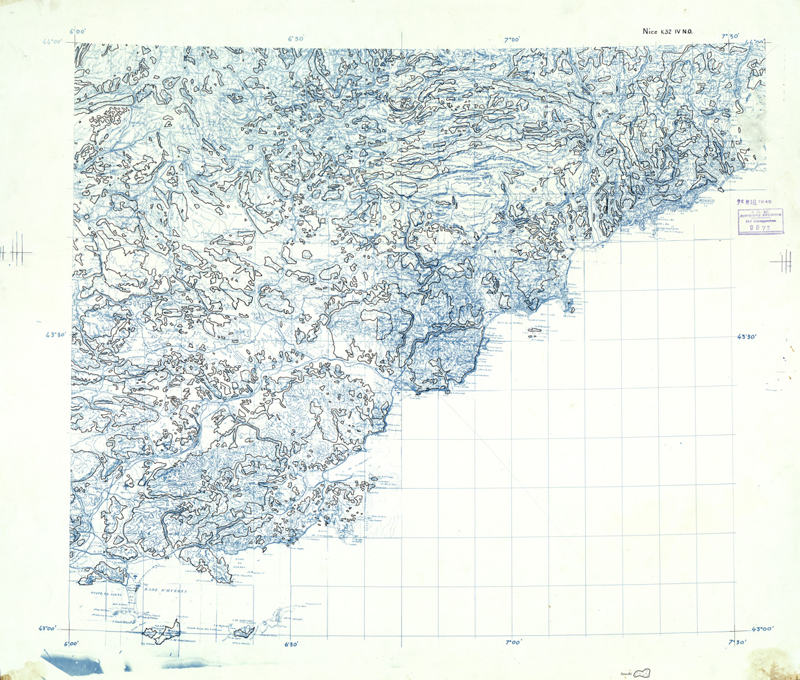 (N:33297) FRANCIA ORIGINALI A TIPI SEPARATI - NIZZA SEZ. K32 IV N.O. BOSCHI. (SE007653) Carte e stampe antiche: riproduzione a colori su carta (formato A1)