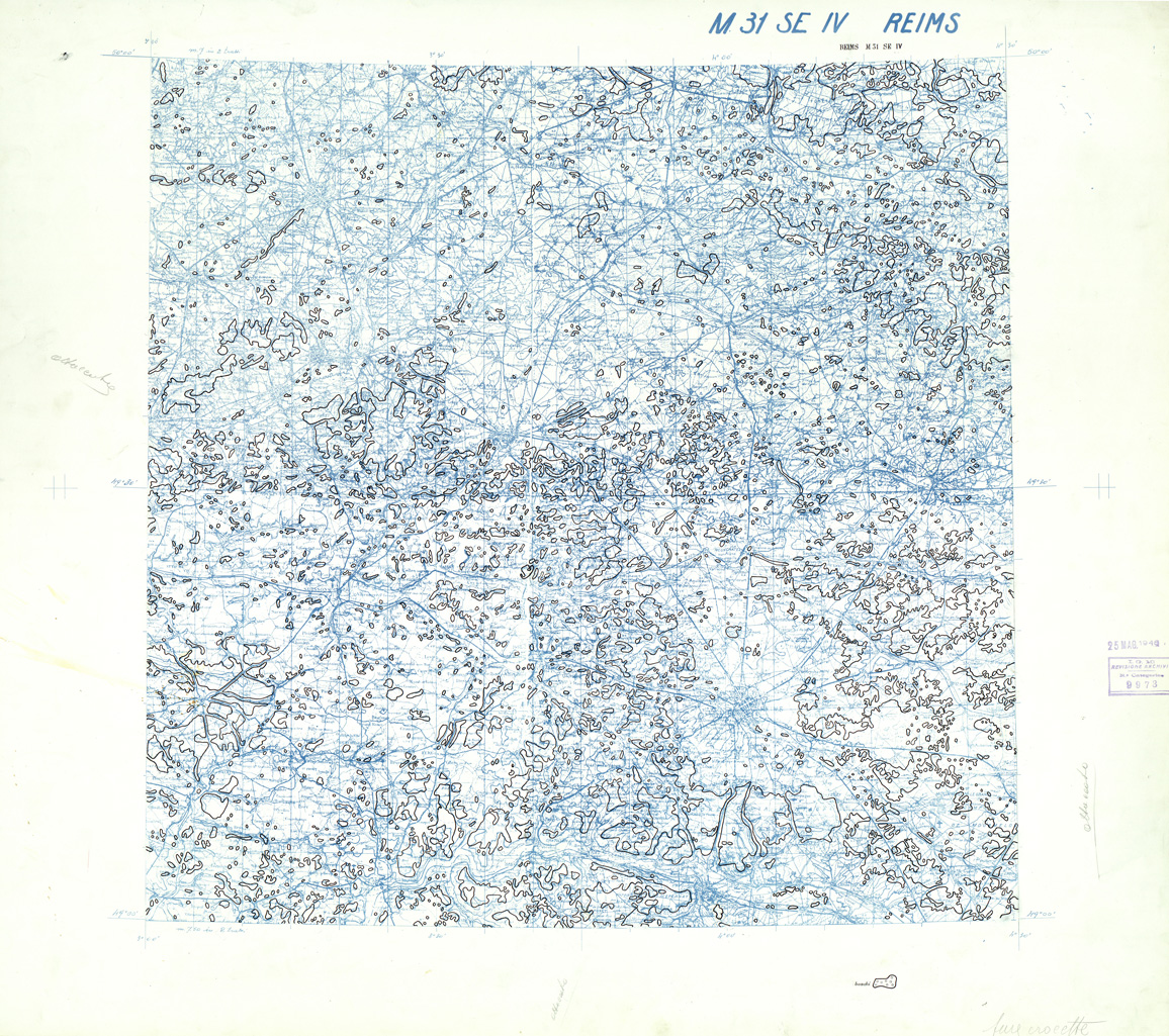 (N:33337) FRANCIA ORIGINALI A TIPI SEPARATI - REIMS SEZ. M31 IV S.E. BOSCHI. (SE007693) Carte e stampe antiche: riproduzione a colori su carta (formato A1)