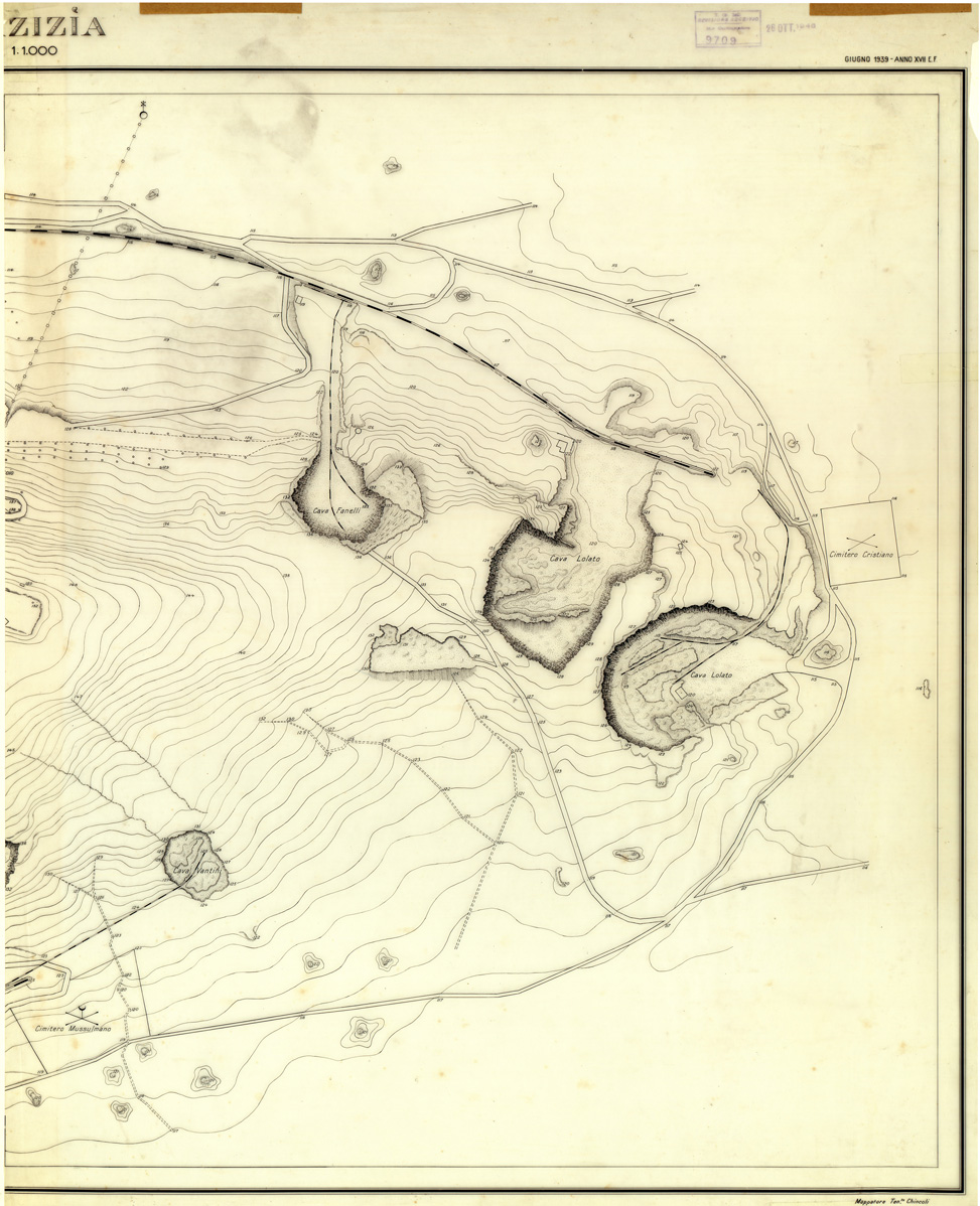 (N:33397) EL AZIZIA - ORIGINALE TAVOLA EST (SE007836) Carte e stampe antiche: riproduzione a colori su carta (formato A1)