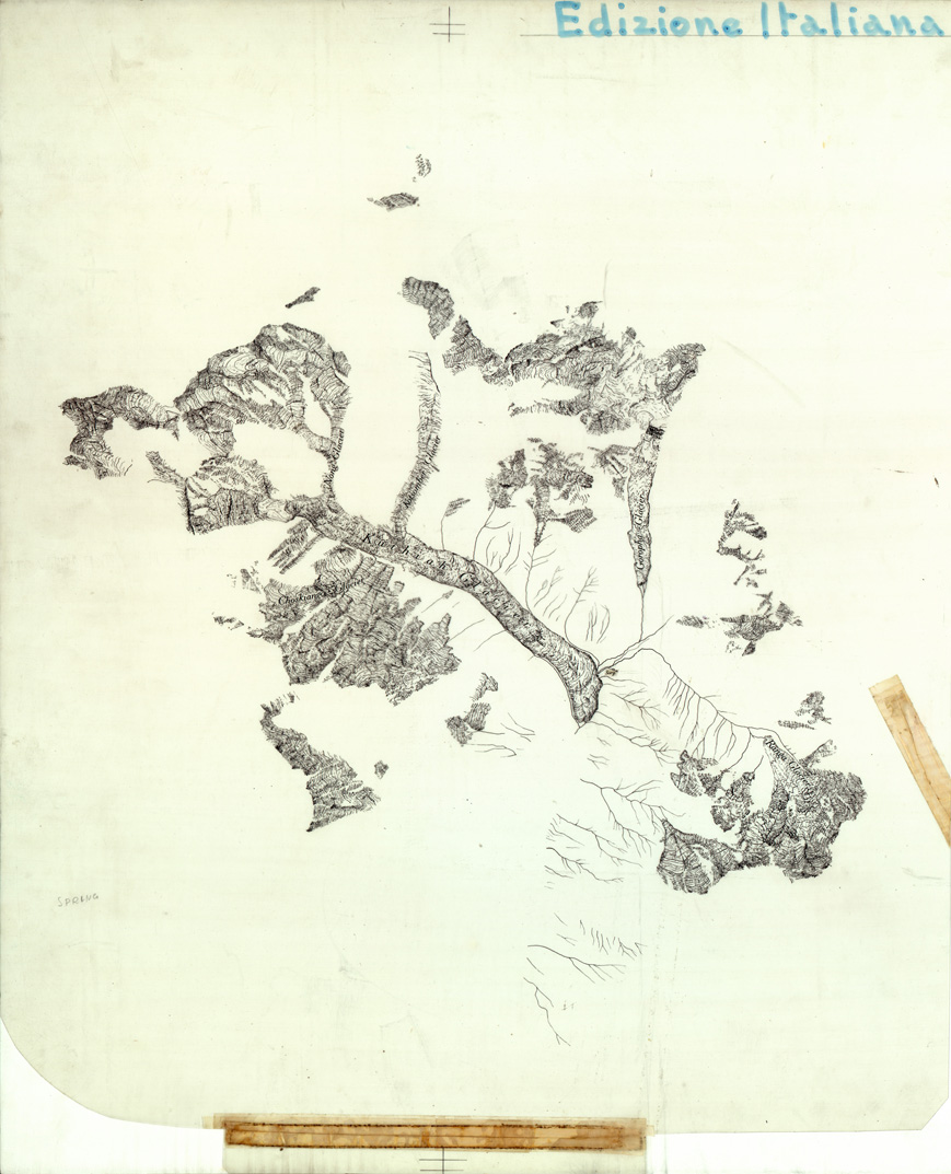 (N:34241) ALTA VALLA DI STAK - ORIGINALI A COLORI SEPARATI - IDROGRAFIA (SE008279) Carte e stampe antiche: riproduzione a colori su carta (formato A1)