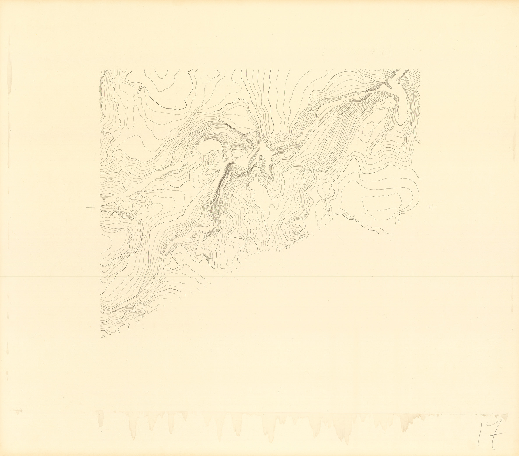 (N:34139) MALTA - FOGLIO XVII - LINEA VITTORIA FORTE MUSTA - COPIE DI PROVA - CURVE (SE008546) Carte e stampe antiche: riproduzione a colori su carta (formato A1)