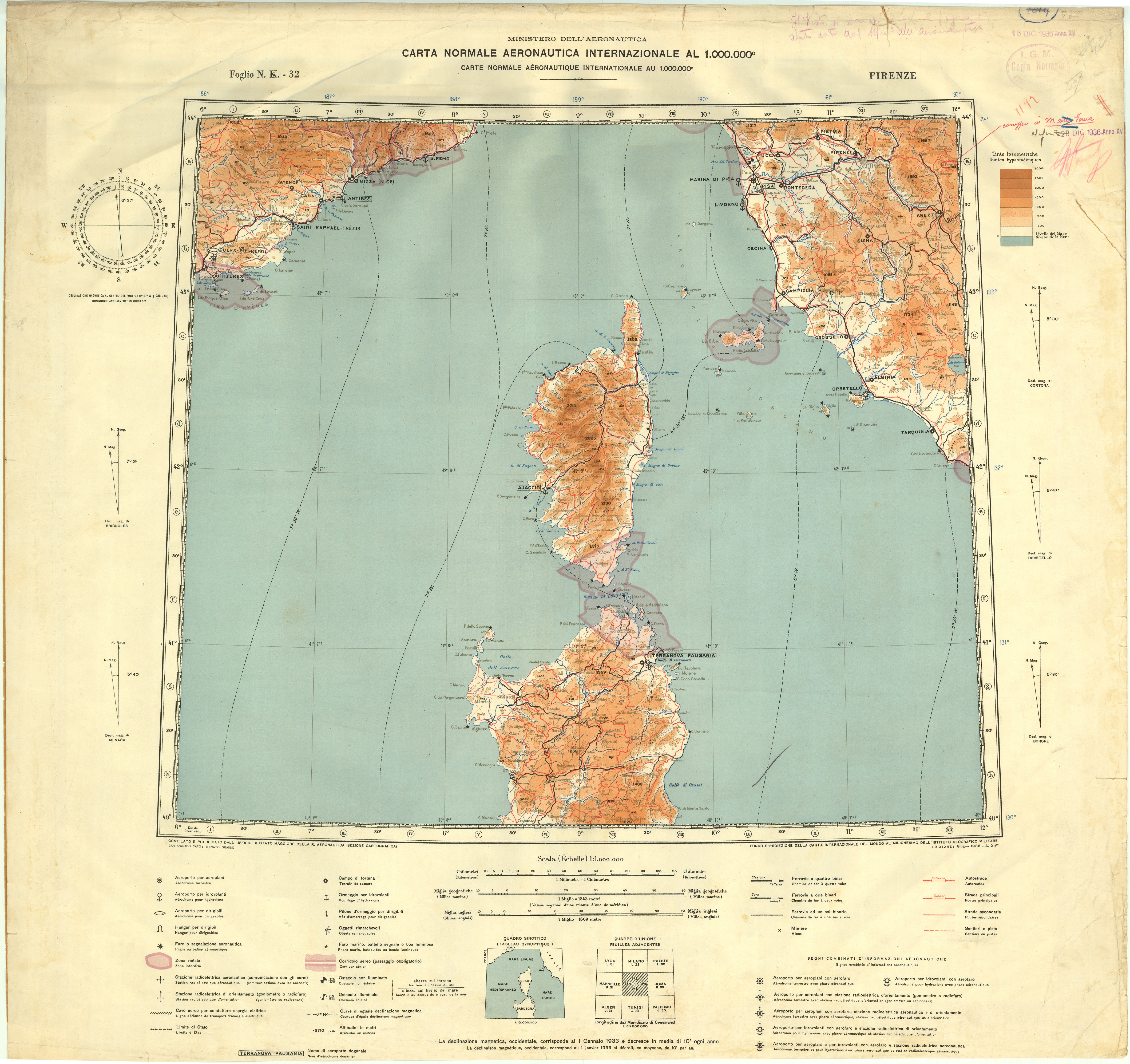 (N:36734) MILIONESIMO INTERNAZIONALE AERONAUTICO - ITALIA E LIBIA FOGLIO NK 32 FIRENZE (SE009558) Carte e stampe antiche: riproduzione a colori su carta (formato A1)