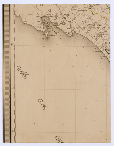 (N:11594) LA TOSCANA DIVISA IN COMUNITA'- Tavola 6 (B0000167) Carte e stampe antiche: riproduzione a colori su carta (formato A1)