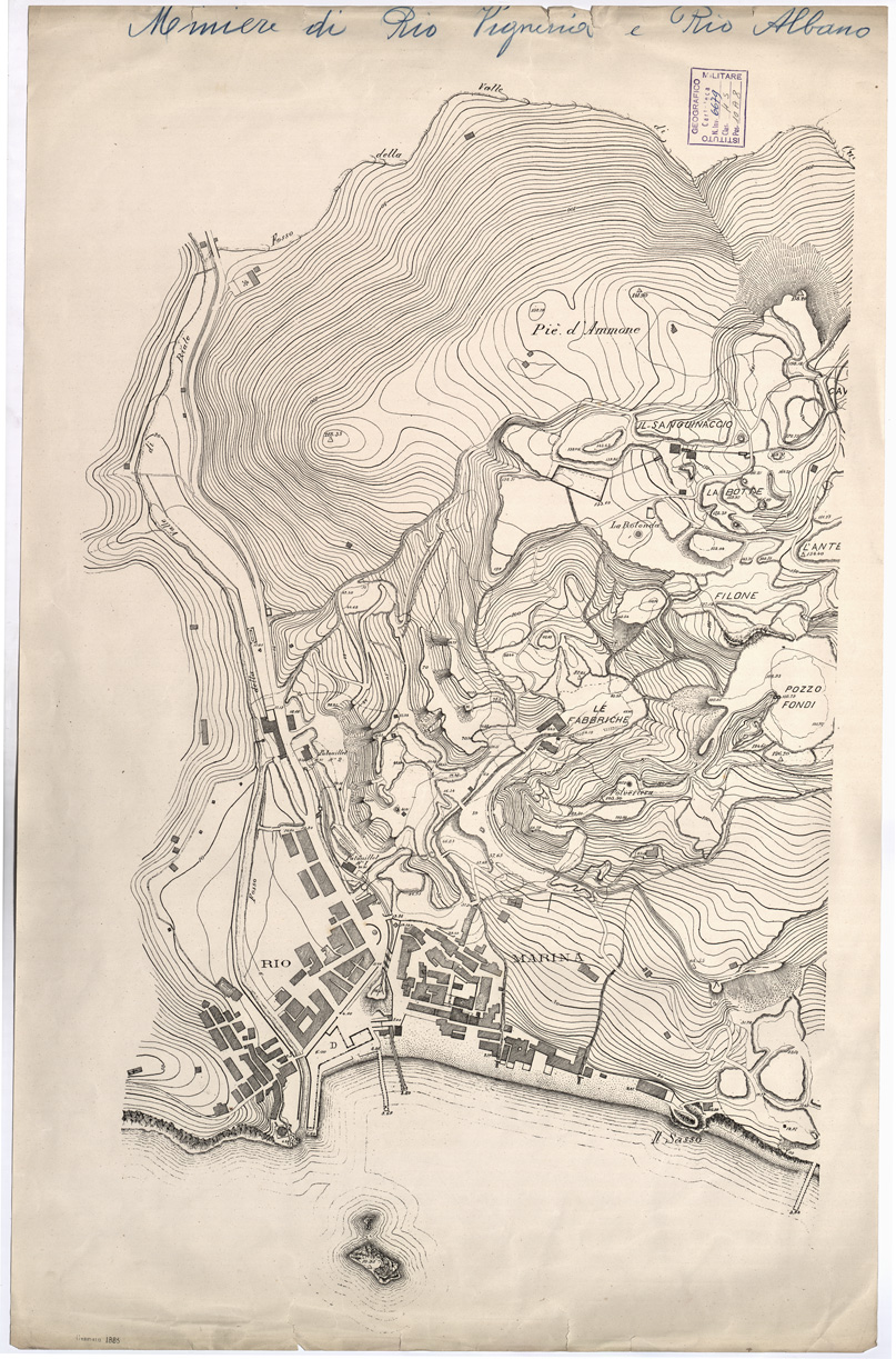 (N:12717) MINIERA DI RIO VIGNERIA E RIO ALBANO - Tavola 2 (B0000785) Carte e stampe antiche: riproduzione a colori su carta (formato A1)