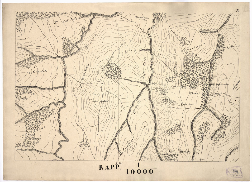 (N:14390) PROVINCIA DI MOLISE... - Tavola 3 (B0001255) Carte e stampe antiche: riproduzione a colori su carta (formato A1)