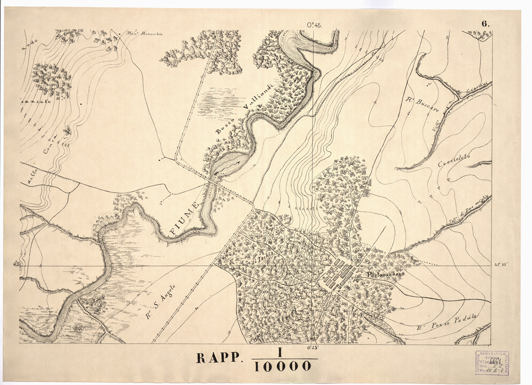 (N:14393) PROVINCIA DI MOLISE... - Tavola 6 (B0001258) Carte e stampe antiche: riproduzione a colori su carta (formato A1)