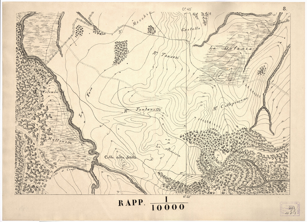 (N:14395) PROVINCIA DI MOLISE... - Tavola 8 (B0001260) Carte e stampe antiche: riproduzione a colori su carta (formato A1)