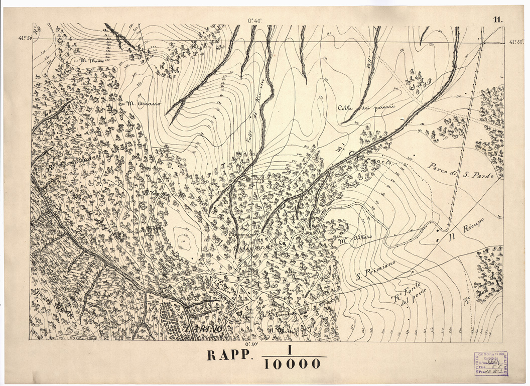 (N:14386) PROVINCIA DI MOLISE... - Tavola 11 (B0001262) Carte e stampe antiche: riproduzione a colori su carta (formato A1)