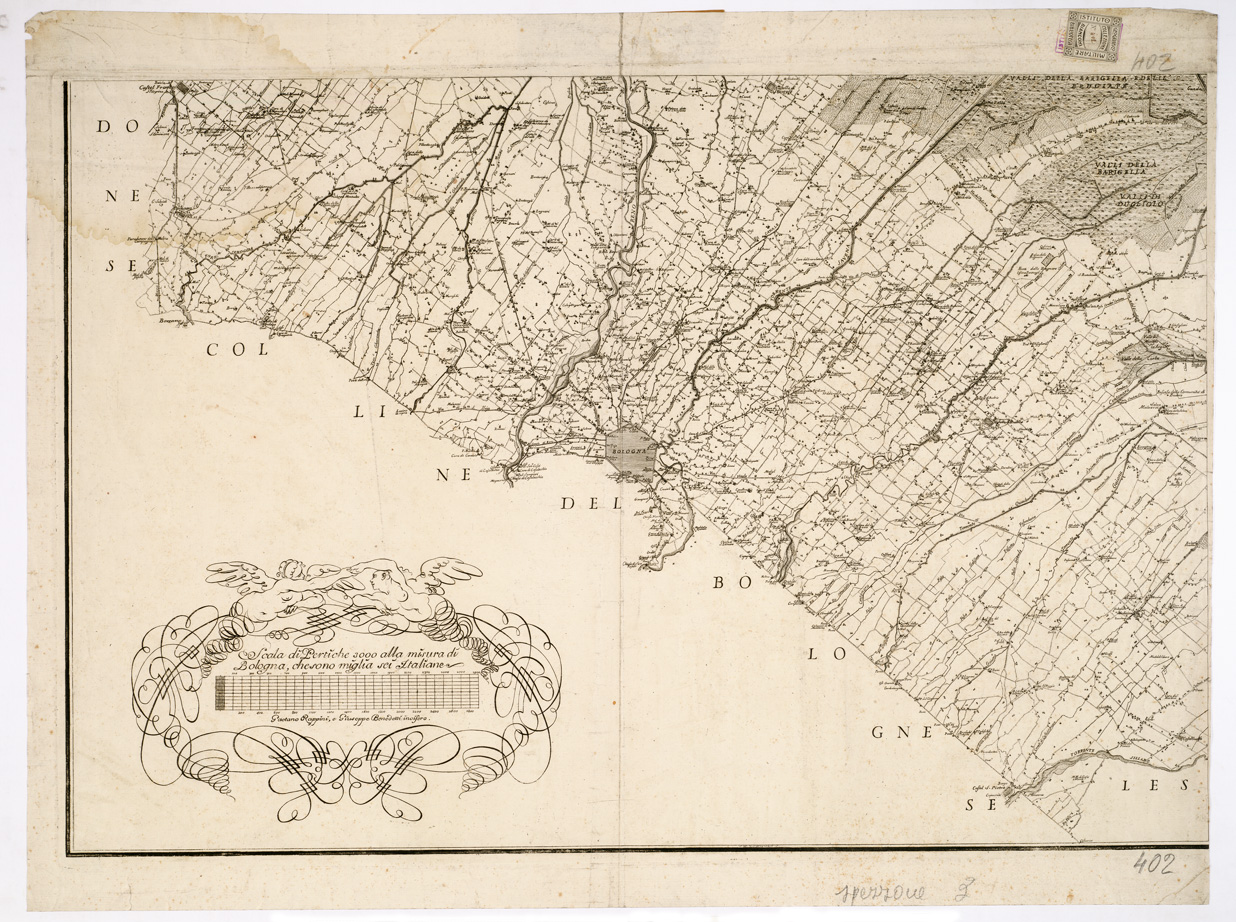 (N:12126) CARTA DEL BOLOGNESE - Foglio 3 (B0002177) Carte e stampe antiche: riproduzione a colori su carta (formato A1)