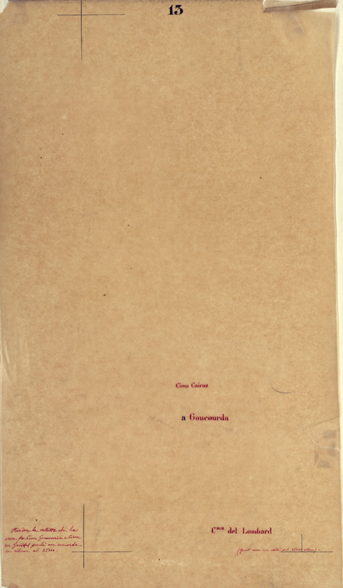 (N:3049) CARTA DELLA CONTEA DI NIZZA - Foglio 13 + velina - Cocourda (B0004187) Carte e stampe antiche: riproduzione a colori su carta (formato A1)