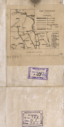 (N:1482) CARTA DEI DINTORNI DEL LAGO D'ORTA - Quadro d'Unione (B0004364) Carte e stampe antiche: riproduzione a colori su carta (formato A1)