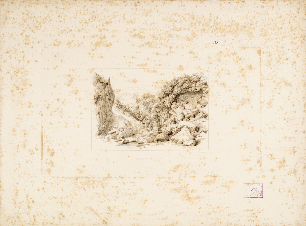 (N:261) I. CARTA TOPOGRAFICA DELL'ETNA... - II. CARTA GEOLOGICA DELL'ETNA... - Veduta V - Valle di S. Giacomo (B0005297) Carte e stampe antiche: riproduzione a colori su carta (formato A1)
