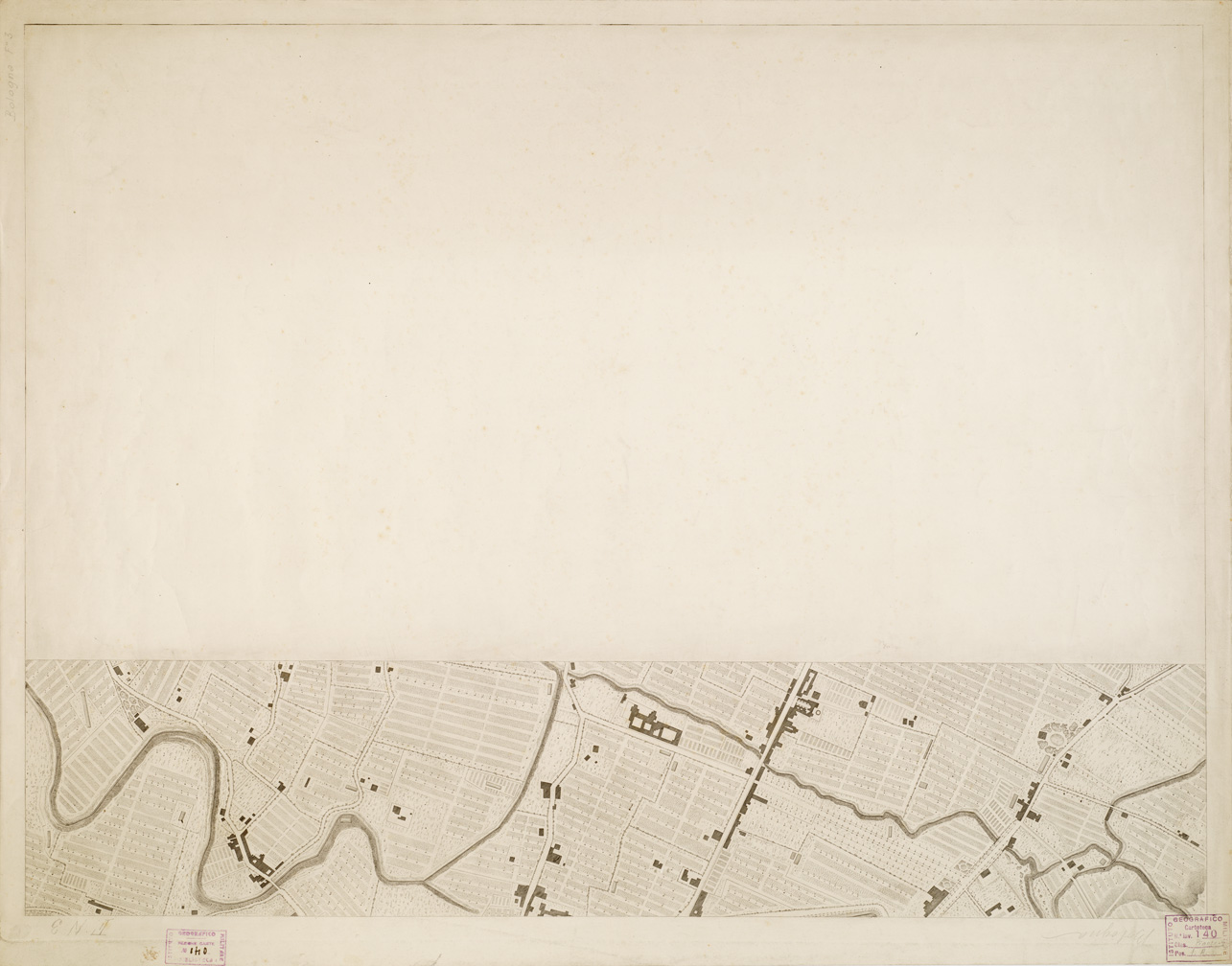 (N:7537) PIANTA TOPOGRAFICA DELLA CITTA' DI BOLOGNA - Foglio 3 (B0006778) Carte e stampe antiche: riproduzione a colori su carta (formato A1)