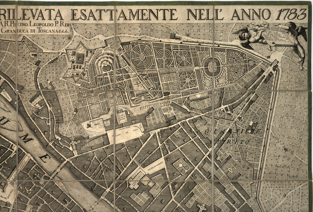 (N:13604) PIANTA DELLA CITTA' DI FIRENZE RILEVATA ESATTAMENTE NELL'ANNO 1783 E DEDICATA A S. A. R. PIETRO LEOPOLDO P. R. DI UNGH. E DI BOE. E GRANDUCA DI TOSCANA (B0007002, B0007003, B0007004, B0007005, B0007006, B0007007, B7002-7) Carte e stampe antiche: riproduzione a colori su carta (formato A1)