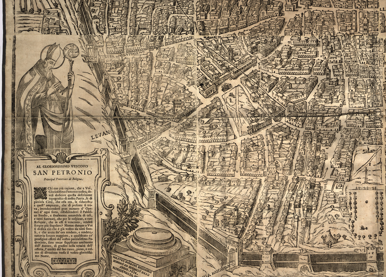 (N:403) BOLOGNA MATTEO BORBONI BOLOGNESE DISEGNO' ED INTAGLIO' NELL'ANNO 1638. RIMODERNATA NEL 1724 (B0007008, B0007009, B0007010, B0007011, B0007012, B0007013, B7008-13) Carte e stampe antiche: riproduzione a colori su carta (formato A1)