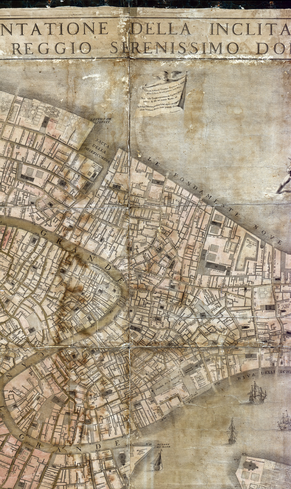 (N:10538) ICONOGRAFIA RAPPRESENTAZIONE DELLA INCLITA CITTA DI VENEZIA CONSACRATA AL REGGIO SERENISSIMO DOMINIO VENETO (B0007405, B0007406, B0007407, B0007408, B0007409, B0007410) Carte e stampe antiche: riproduzione a colori su carta (formato A1)