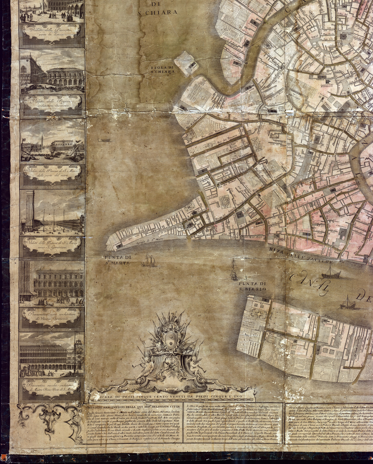 (N:10538) ICONOGRAFIA RAPPRESENTAZIONE DELLA INCLITA CITTA DI VENEZIA CONSACRATA AL REGGIO SERENISSIMO DOMINIO VENETO (B0007405, B0007406, B0007407, B0007408, B0007409, B0007410) Carte e stampe antiche: riproduzione a colori su carta (formato A1)