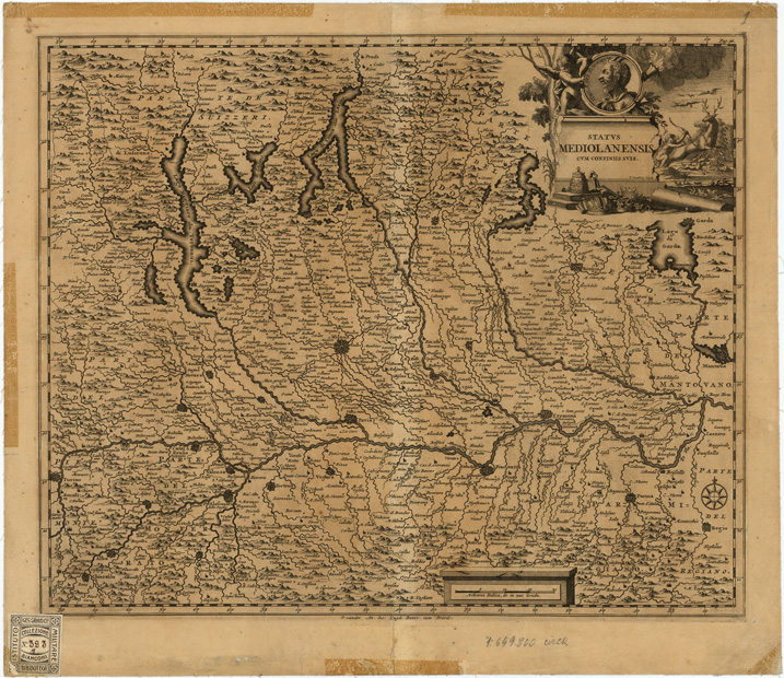 (N:1) XVIII Tavola DELL'ATLANTE LUGDUNI BATAVORUM - Foglio 1 (B0007982) Carte e stampe antiche: riproduzione a colori su carta (formato A1)