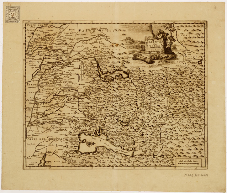 (N:13) XVIII Tavola DELL'ATLANTE LUGDUNI BATAVORUM - Foglio 4 (B0007985) Carte e stampe antiche: riproduzione a colori su carta (formato A1)