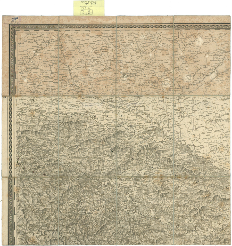 (N:3946) CARTA DELLE PROVINCIE ILLIRICHE... - Foglio 7 (B0008318) Carte e stampe antiche: riproduzione a colori su carta (formato A1)