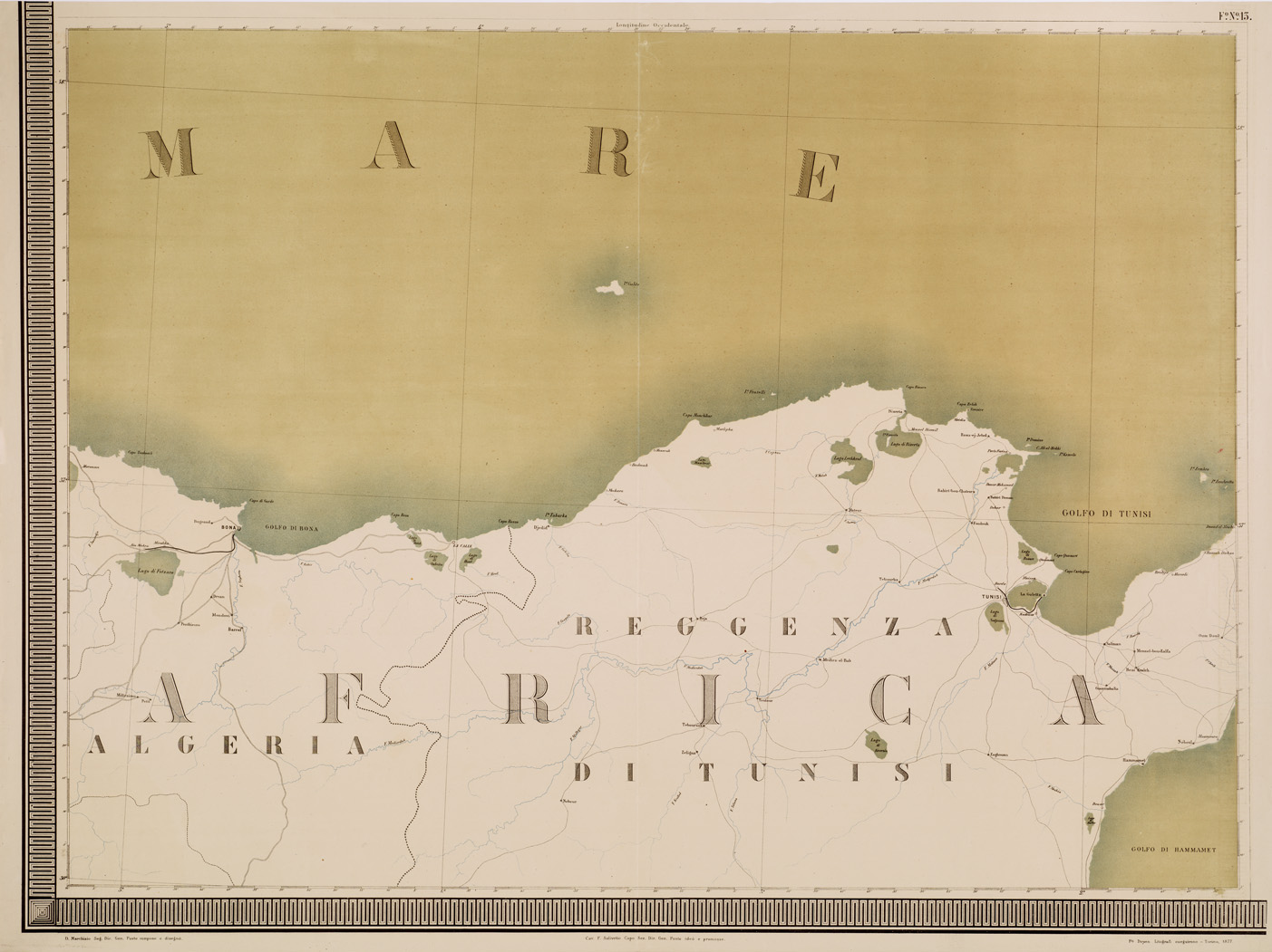 (N:5022) CARTA GEOGRAFICA POSTALE D'ITALIA... - Foglio 13 (B0008406) Carte e stampe antiche: riproduzione a colori su carta (formato A1)
