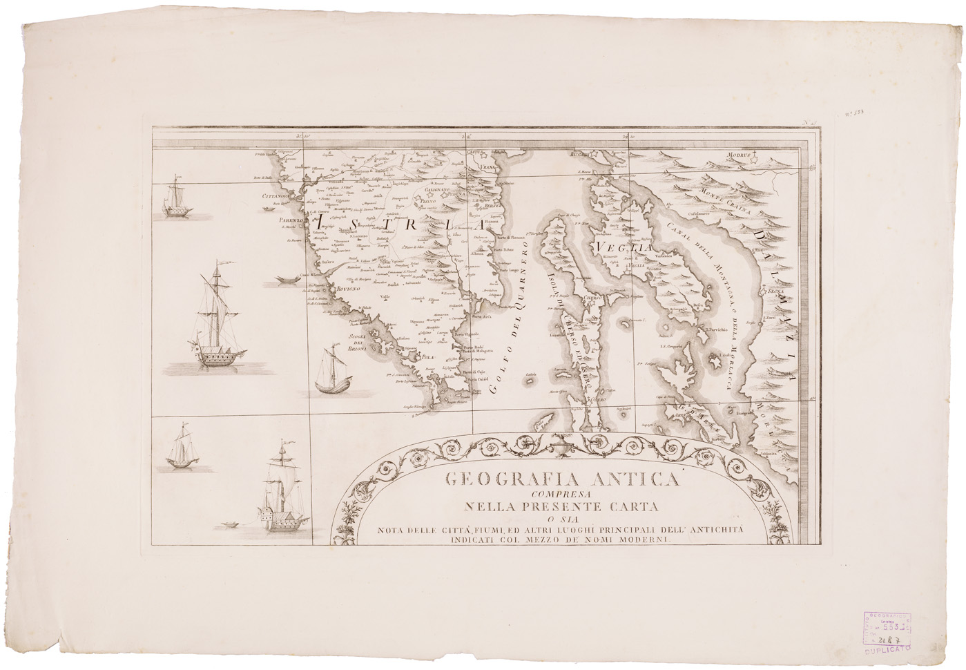 (N:11631) LO STATO ECCLESIASTICO DIVISO NELLE SUE LEGAZIONI E DELEGAZIONI... - Foglio 15 (B0008442) Carte e stampe antiche: riproduzione a colori su carta (formato A1)