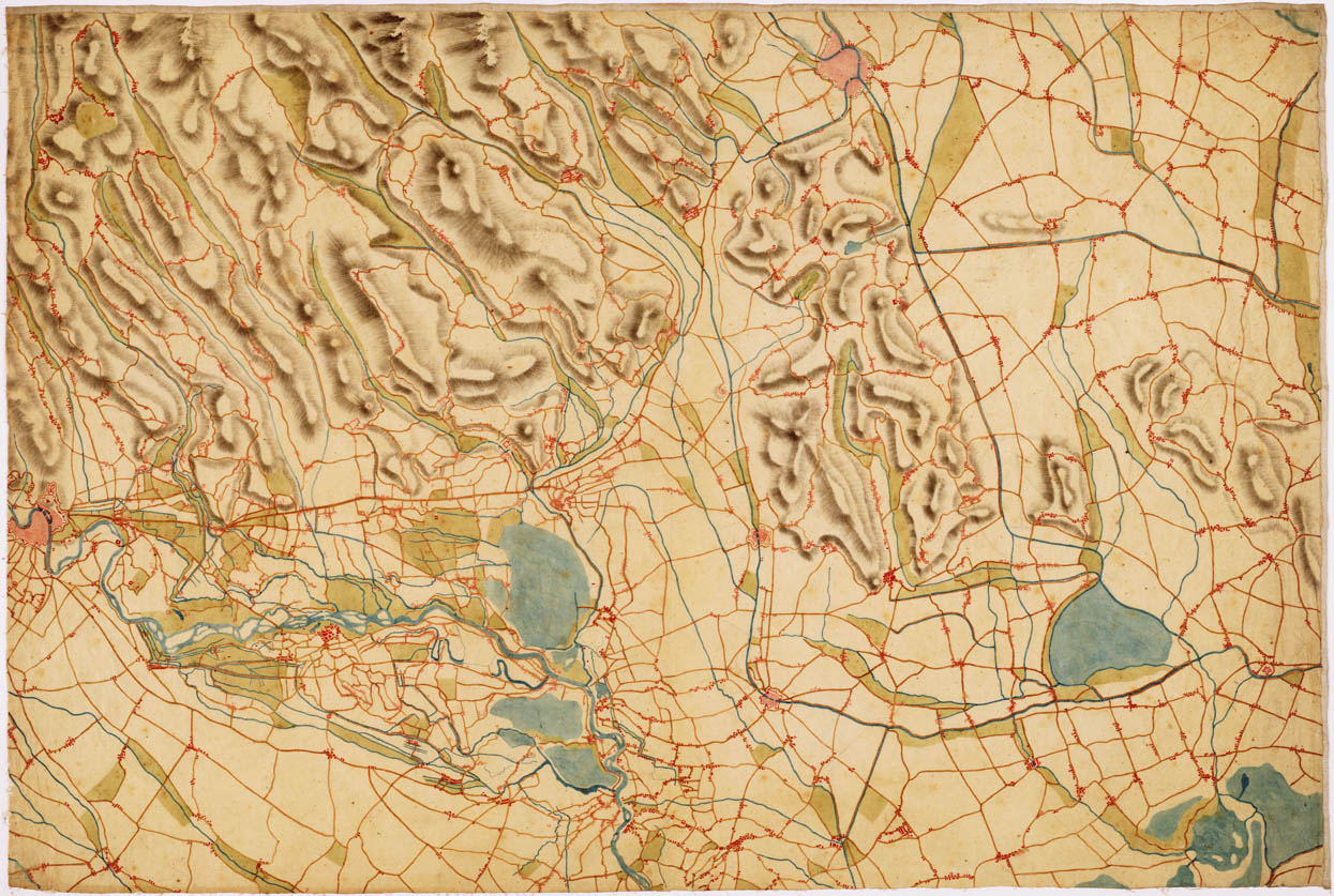 (N:8570) CARTE DU THEATRE DE LA GUERRE EN ITALIE EN 1733 ET 34 - Tavola 2 (B0008718) Carte e stampe antiche: riproduzione a colori su carta (formato A1)