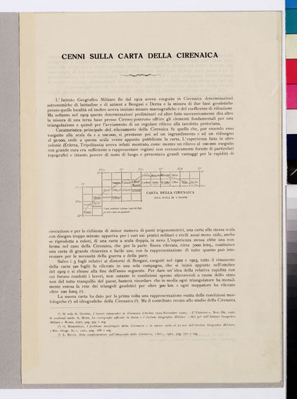 (N:7417) CARTA TOPOGRAFICA DELLA CIRENAICA (B0009551, B0009552, B0009553) Carte e stampe antiche: riproduzione a colori su carta (formato A1)