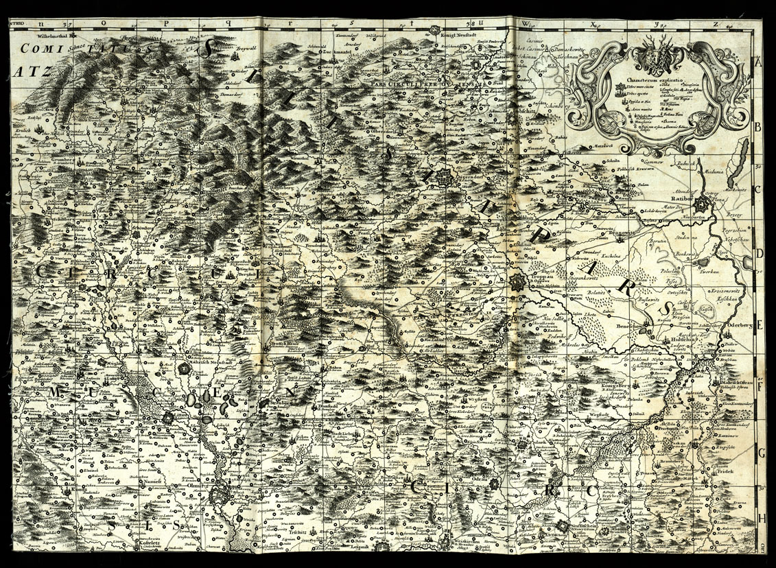 (N:20574) TABULA GENERALIS - MARCHIONATUS - MORAVIAE (B0017032) Carte e stampe antiche: riproduzione a colori su carta (formato A1)