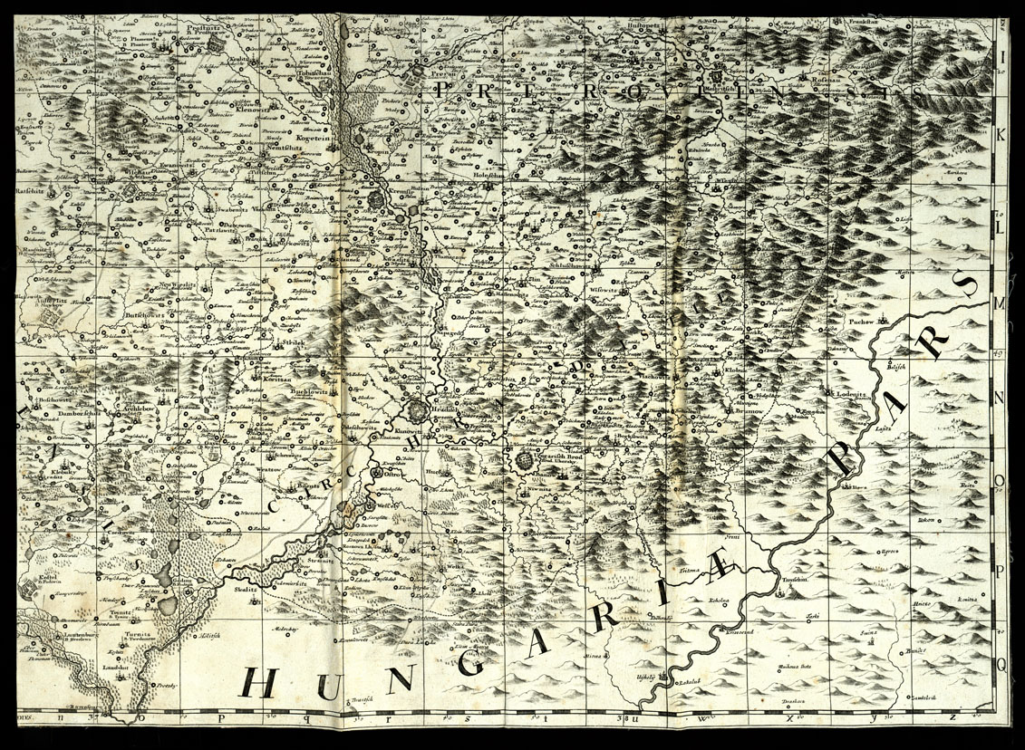 (N:20575) TABULA GENERALIS - MARCHIONATUS - MORAVIAE (B0017033) Carte e stampe antiche: riproduzione a colori su carta (formato A1)
