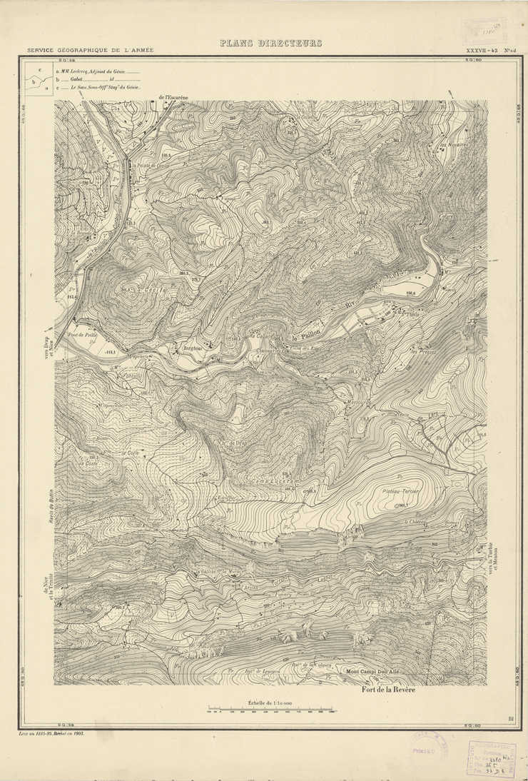 (N:20719) PLANS DIRECTEURS - XXXVII 42 N6d (B0017199) Carte e stampe antiche: riproduzione a colori su carta (formato A1)