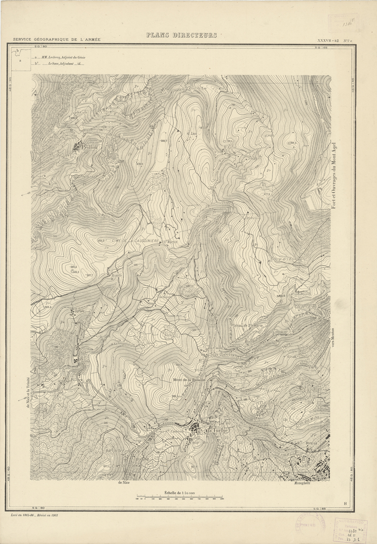 (N:20723) PLANS DIRECTEURS - XXXVII 42 N7c (B0017202) Carte e stampe antiche: riproduzione a colori su carta (formato A1)