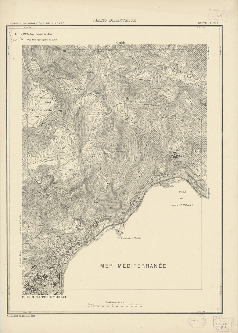 (N:20722) PLANS DIRECTEURS - XXXVII 42 N7d (B0017203) Carte e stampe antiche: riproduzione a colori su carta (formato A1)