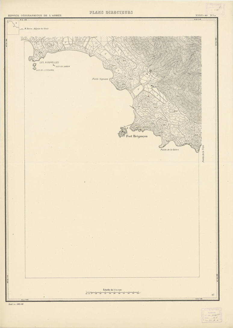 (N:20864) PLANS DIRECTEURS - XXXIV 46 N7a (B0017345) Carte e stampe antiche: riproduzione a colori su carta (formato A1)