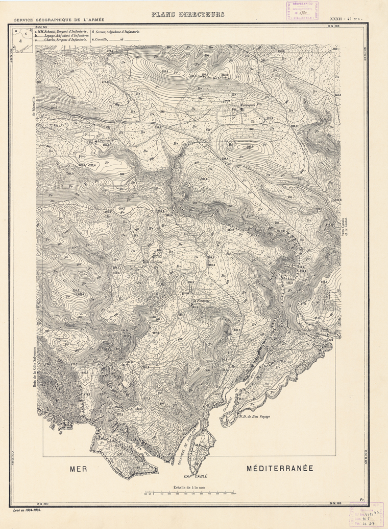 (N:21351) PLANS DIRECTEURS - XXXII 45 N6c (B0017833) Carte e stampe antiche: riproduzione a colori su carta (formato A1)