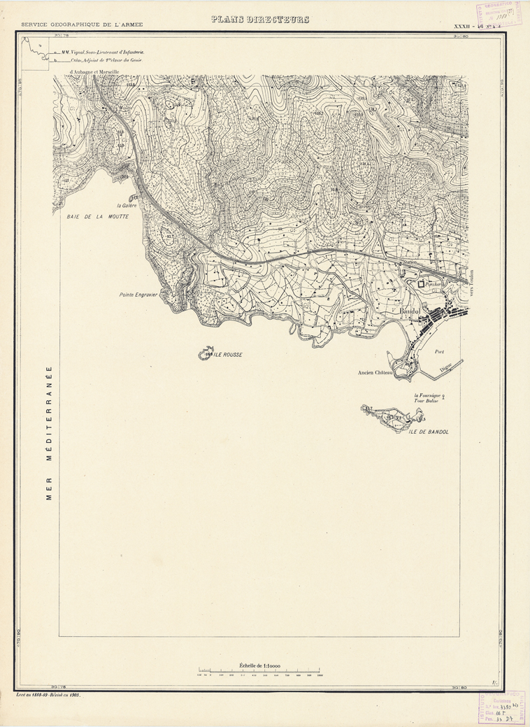 (N:21363) PLANS DIRECTEURS - XXXII 46 N4d (B0017845) Carte e stampe antiche: riproduzione a colori su carta (formato A1)