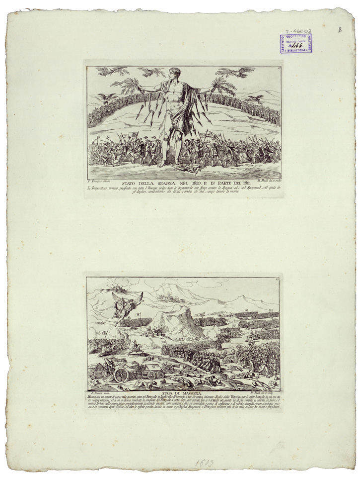 (N:34791) VEDUTE - LI REGNI DI SPAGNA E PORTOGALLO - FOGLIO 8 (B0020624) Carte e stampe antiche: riproduzione a colori su carta (formato A1)