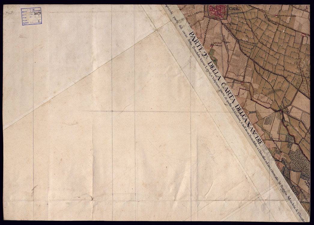 (N:23133) CARTA DEL CANAVESE - FOGLIO 4. (CA000795) Carte e stampe antiche: riproduzione a colori su carta (formato A1)