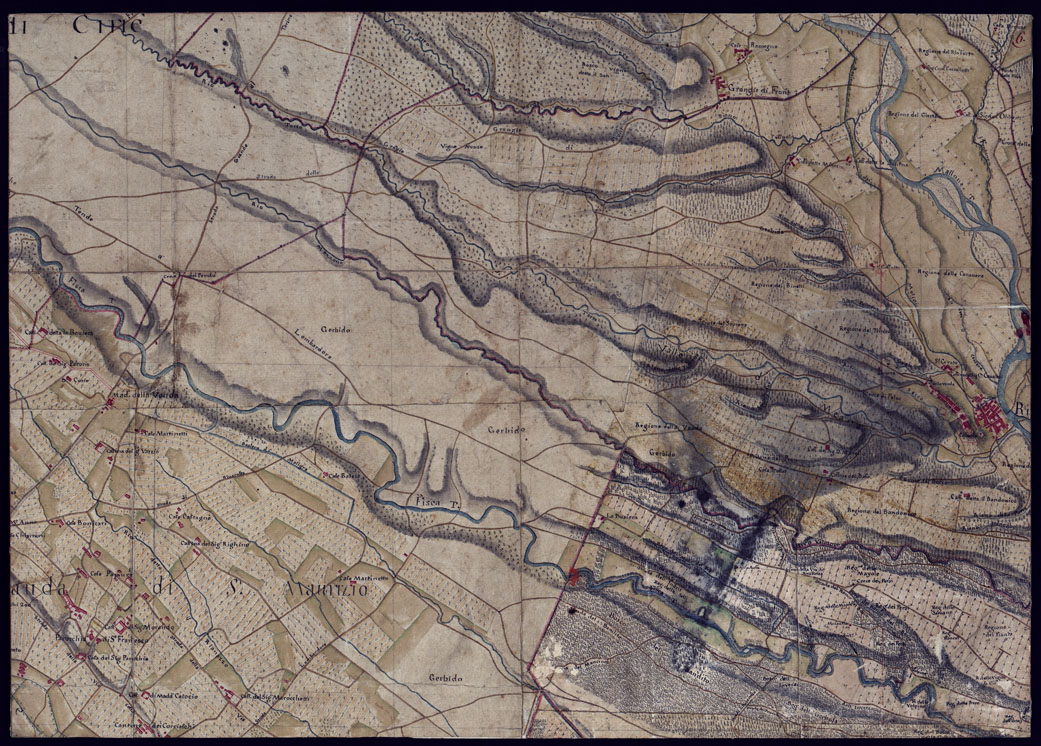 (N:23135) CARTA DEL CANAVESE - FOGLIO 6 E RETRO. (CA000797, CA000798) Carte e stampe antiche: riproduzione a colori su carta (formato A1)