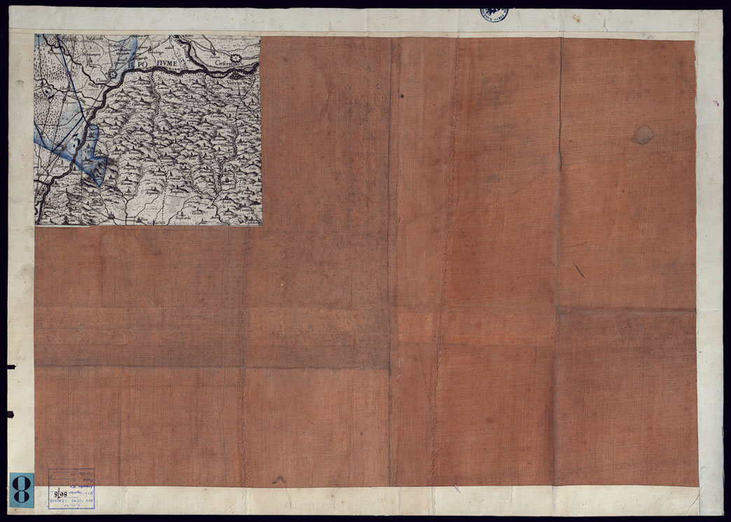 (N:23135) CARTA DEL CANAVESE - FOGLIO 6 E RETRO. (CA000797, CA000798) Carte e stampe antiche: riproduzione a colori su carta (formato A1)