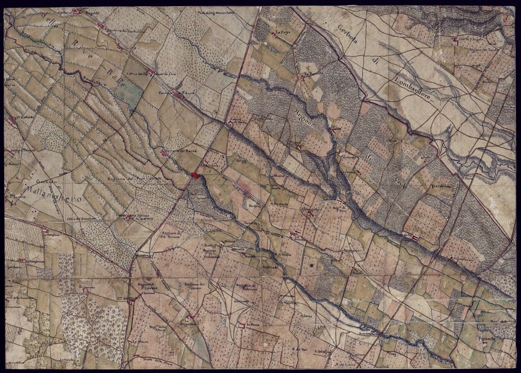 (N:23136) CARTA DEL CANAVESE - FOGLIO 7 E RETRO. (CA000799, CA000800) Carte e stampe antiche: riproduzione a colori su carta (formato A1)
