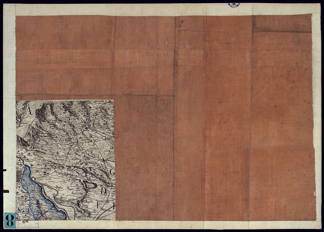 (N:23136) CARTA DEL CANAVESE - FOGLIO 7 E RETRO. (CA000799, CA000800) Carte e stampe antiche: riproduzione a colori su carta (formato A1)