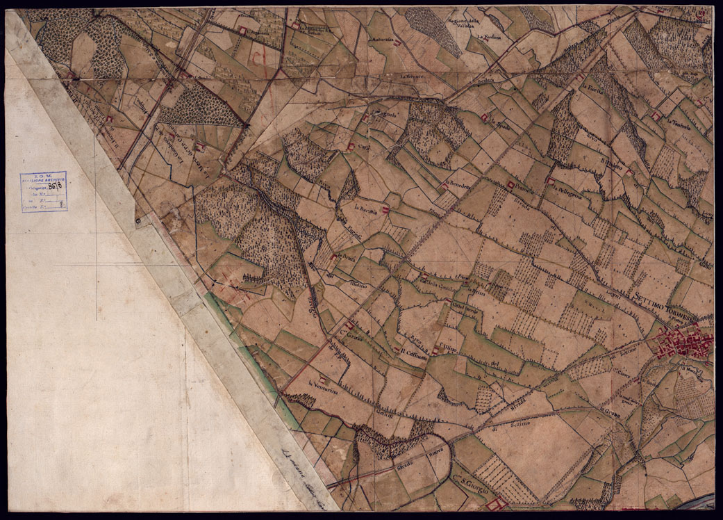 (N:23138) CARTA DEL CANAVESE - FOGLIO 9. (CA000802) Carte e stampe antiche: riproduzione a colori su carta (formato A1)