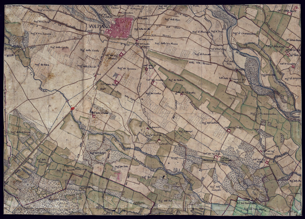 (N:23143) CARTA DEL CANAVESE - FOGLIO 14. (CA000807) Carte e stampe antiche: riproduzione a colori su carta (formato A1)