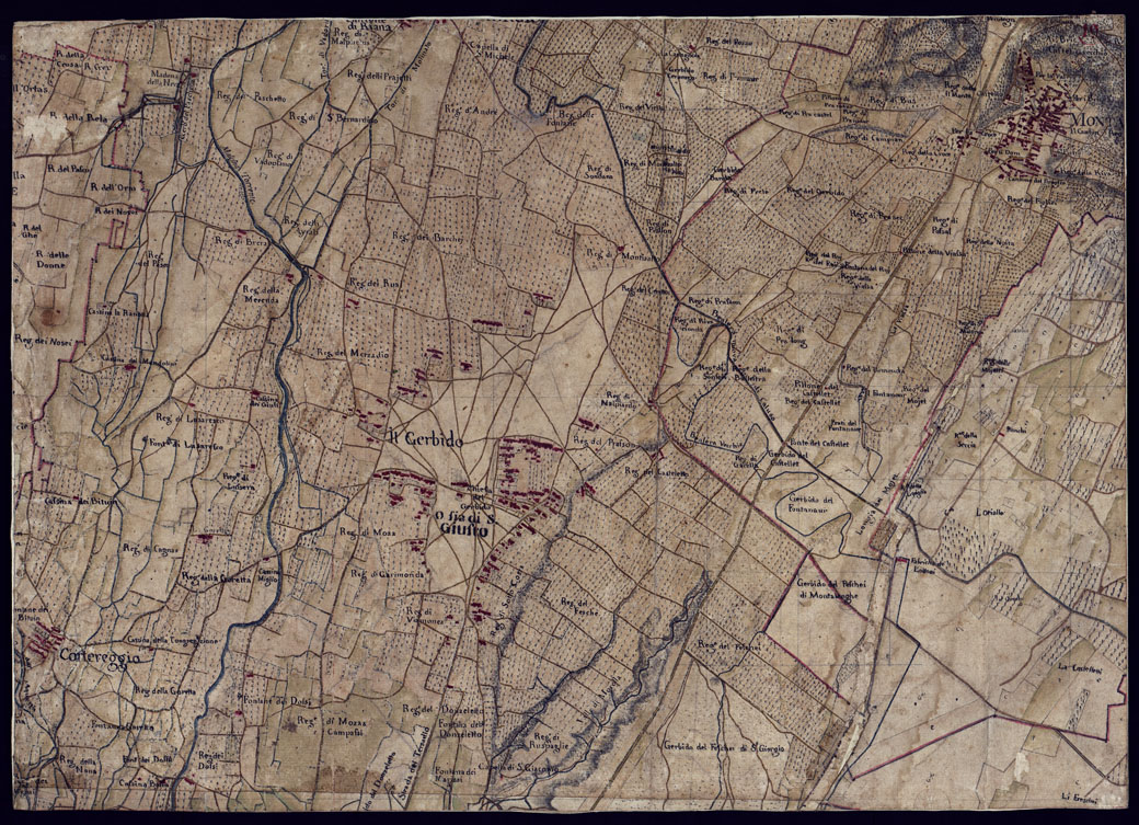 (N:23148) CARTA DEL CANAVESE - FOGLIO 19. (CA000812) Carte e stampe antiche: riproduzione a colori su carta (formato A1)