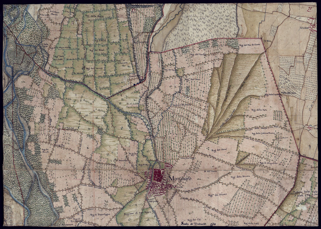 (N:23150) CARTA DEL CANAVESE - FOGLIO 21. (CA000814) Carte e stampe antiche: riproduzione a colori su carta (formato A1)