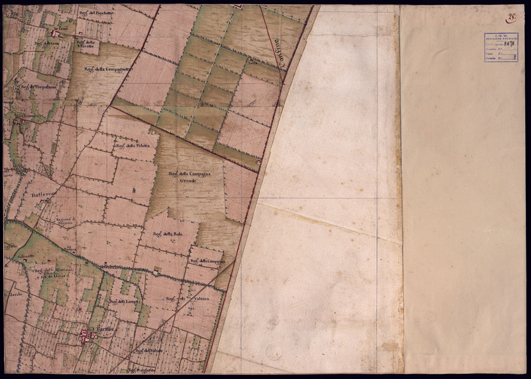 (N:23154) CARTA DEL CANAVESE - FOGLIO 25. (CA000818) Carte e stampe antiche: riproduzione a colori su carta (formato A1)